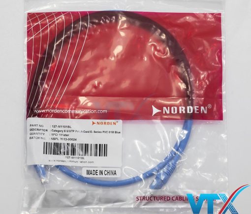 Dây nhảy mạng Cat6 UUTP NORDEN 127-M1101BL (2)