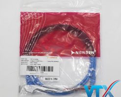 Dây nhảy mạng Cat6 UUTP NORDEN 2M 127-M1102BL (màu xanh) (2)