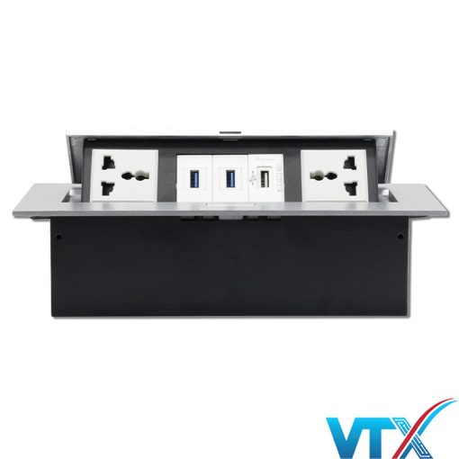 Hộp ổ điện âm bàn Sinoamigo STS-212GST-1 (1)