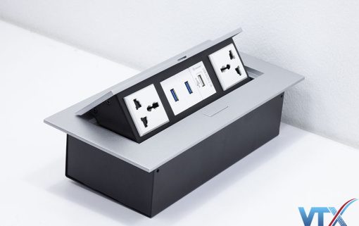 Hộp ổ điện âm bàn Sinoamigo STS-212GST-1 (4)