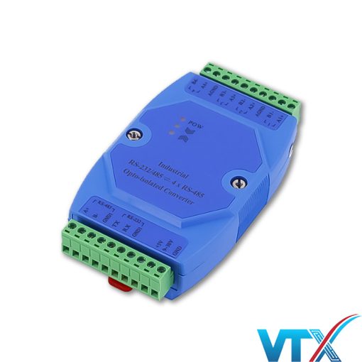 Hub cách ly 1 cổng RS-232 đến 4 cổng RS232 công nghiệp UPCOM UP-485-H4