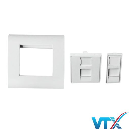 Mặt ổ cắm mạng 1 lỗ 70x115 Norden 124-15101WH