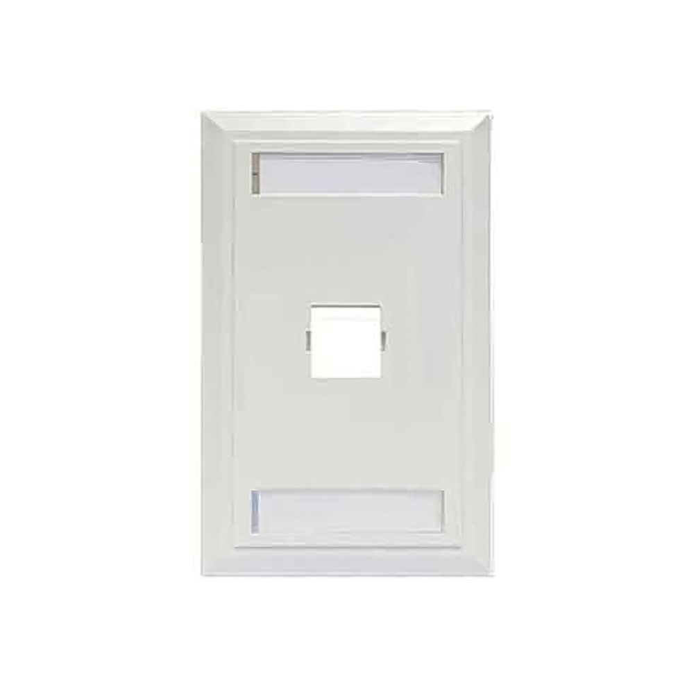 Mặt ổ cắm mạng 1 lỗ 70x115 Norden 124-15101WH
