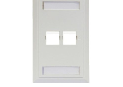 Mặt ổ cắm mạng 2 lỗ NORDEN 124-15102WH