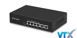 POE304-2 Switch PoE UPCOM 4 cổng PoE 10-100M + 2 cổng RJ45 Uplink 10-100M