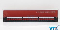 Patch Panel Cat6 UTP 24 Port NORDEN 121-01P18124B (8)