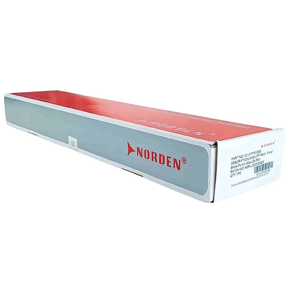 Patch Panel Cat6 UTP 24 Port NORDEN 121-01P18124B