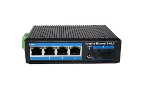 Switch PoE công nghiệp UPCOM PIES105-F - 4 cổng 10-100M Base-T(X) PoE + 1 cổng 100Base-FX (Không quản lý)