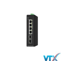 Switch PoE công nghiệp UPCOM PIES106G-2GS-4P - 4 cổng PoE Gigabit RJ45 + 2 cổng Combo SFP Gigabit (quản lý)