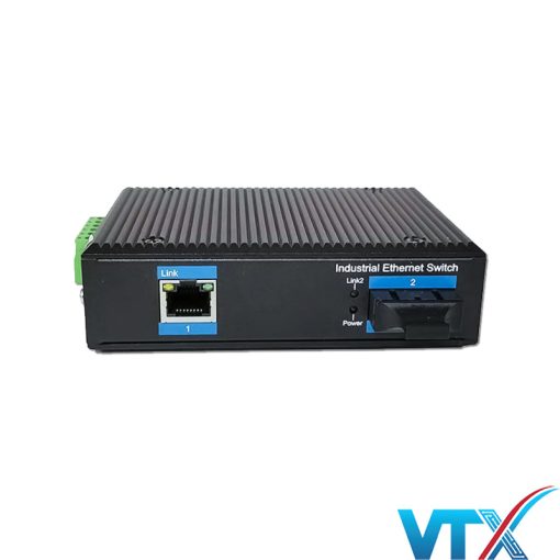 Switch PoE công nghiệp UPCOM PIMC101 - 1 cổng 10-100M Base-T(X) + 1 cổng 100Base-FX (được quản lý)