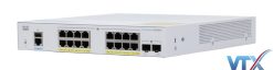 Switch chia mạng Cisco 16 cổng Ethernet Gigabit + 2 cổng SFP - CBS250-16P-2G (4)