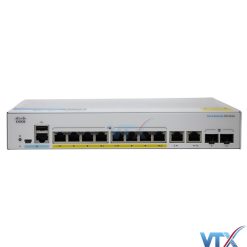 Switch chia mạng Cisco 8 cổng Ethernet Gigabit + 2 cổng kết hợp SFPGigabit Ethernet - CBS250-8P-E-2G (1)
