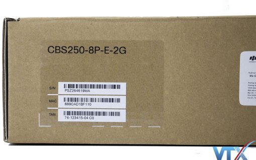 Switch chia mạng Cisco 8 cổng Ethernet Gigabit + 2 cổng kết hợp SFPGigabit Ethernet - CBS250-8P-E-2G (19)