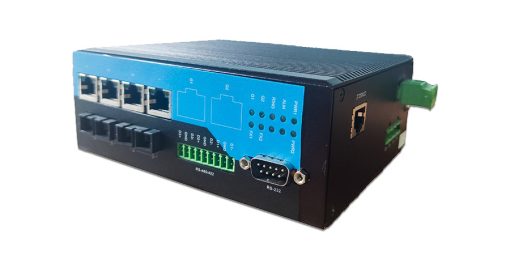 Switch công nghiệp UPCOM - 4 cổng 10-100M Base-T(X) + 2 cổng 100M FX + 1 cổng RS232 + 3 cổng RS485