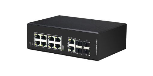 ảnh Switch PoE công nghiệp UPCOM PIES1014G-4GS-8P-BT 8 cổng PoE (Hỗ trợ 9-10 cổng bt-90W) + 2 cổng RJ45 + 4 cổng SFP Gigabit