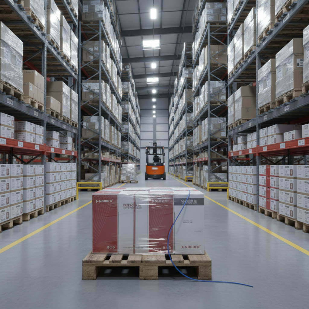 kho cáp mạng norden cat5