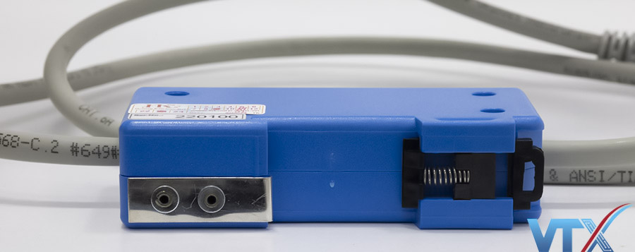 ảnh cận cảnh chống set lan truyền RJ45 Cat6 LPI