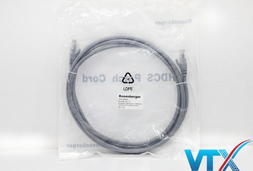 ảnh chụp vỏ dây nhảy mạng Cat6 UTP Rosenberger CP61-421-12 2m