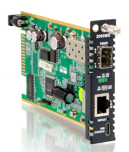 hình ảnh bộ vị mạch của một thiết bị Media Converter