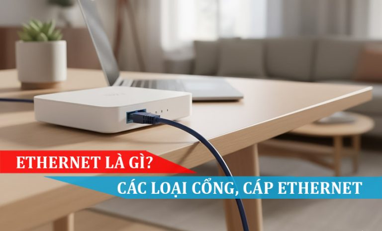 Ethernet là gì Các loại cổng, cáp Ethernet hiện nay