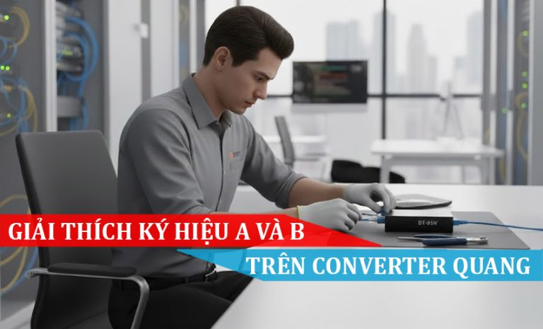 Giải thích ký hiệu A và B trên Converter quang