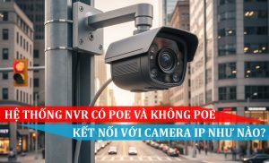 Hệ thống NVR có PoE và không PoE thì kết nối với Camera IP kiểu gì