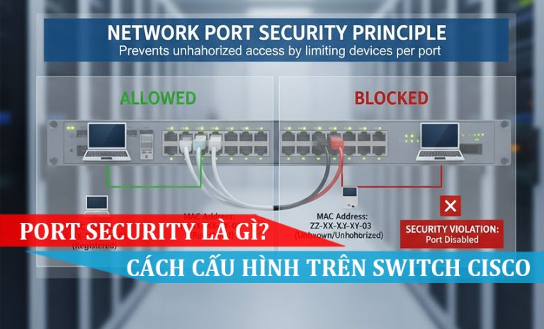 Port Security là gì Cách cấu hình Port Security trên Switch Cisco