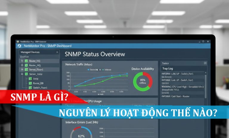 SNMP là gì Giao thức quản lý mạng đơn giản hoạt động thế nào