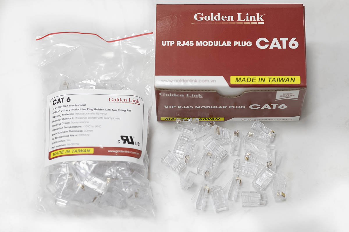 Hạt mạng Golden Link Cat6