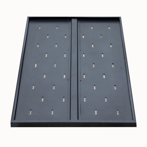 Khay cố định 1U D1000 Maxtel - MTAR-KCD1U1000 (W_B)