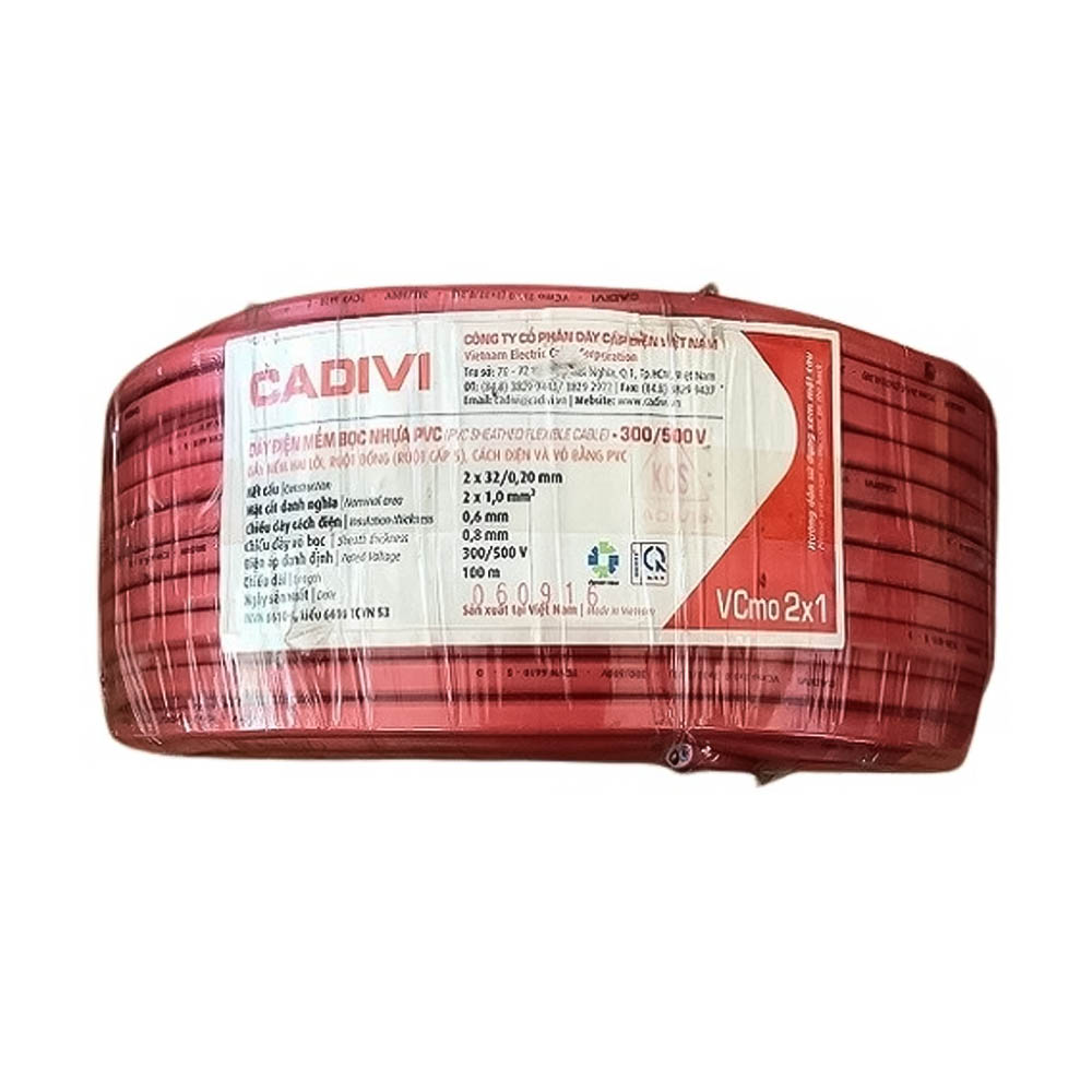 Vcmo dây điện đôi cadivi chính hãng