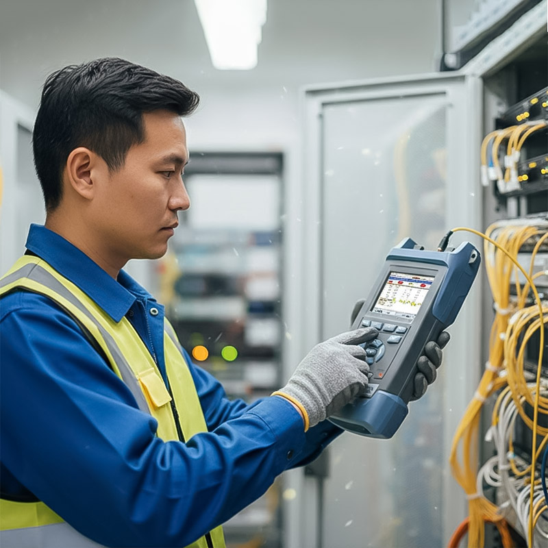 ứng dụng thực tế của Máy đo cáp quang OTDR Mini EXFO AXS-110