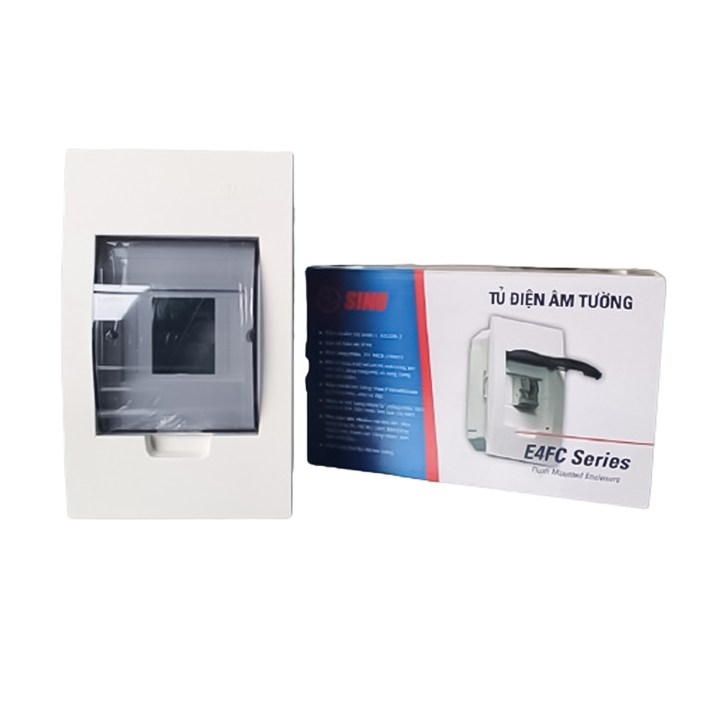 E4FC 2_4LA tủ điện âm tường mặt nhựa