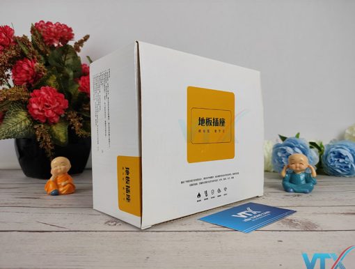 Ổ cắm âm sàn Tenko TK-J02-A-01 đồng nguyên khối-6