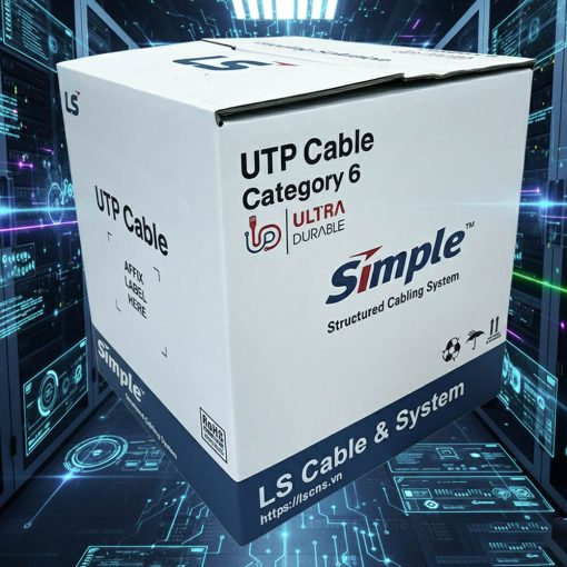 Cáp mạng LS Vina Cat6 UTP UTP-G-C6G-E1VN-M 0.5X4P_BL_Cáp mạng LS Vina Cat6 UTP UTP-G-C6G-E1VN-M 0.5X4P_BL_