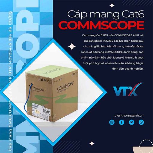 Cat6 COMMSCOPE AMP UTP 1427254-6