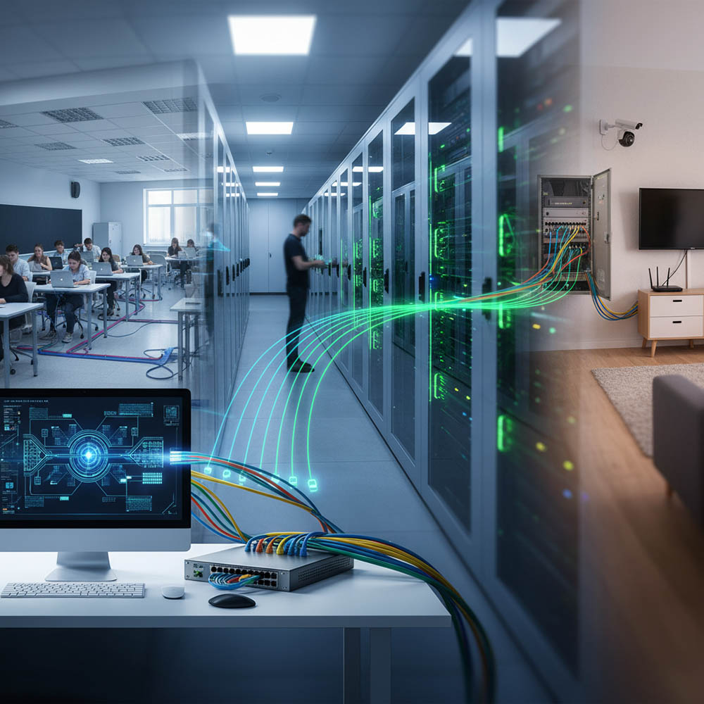 Ứng dụng của Cáp mạng Belden Cat6 UTP 7814A