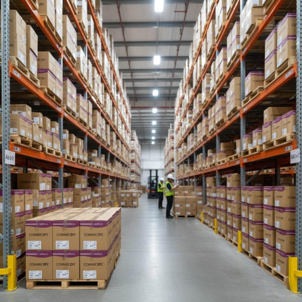 kho hàng cáp mạng commscope cat5e