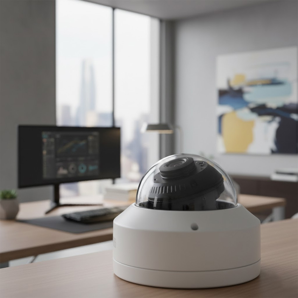 Ảnh chụp thực tế Camera Dome IR Matrix 8MP SATATYA MIDR80FL60CWS