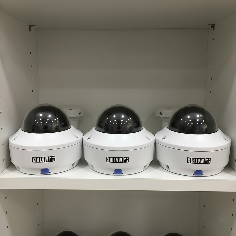 Ảnh thực tế Camera Matrix Dome IR 5MP SATATYA CIDR50VL12CWS