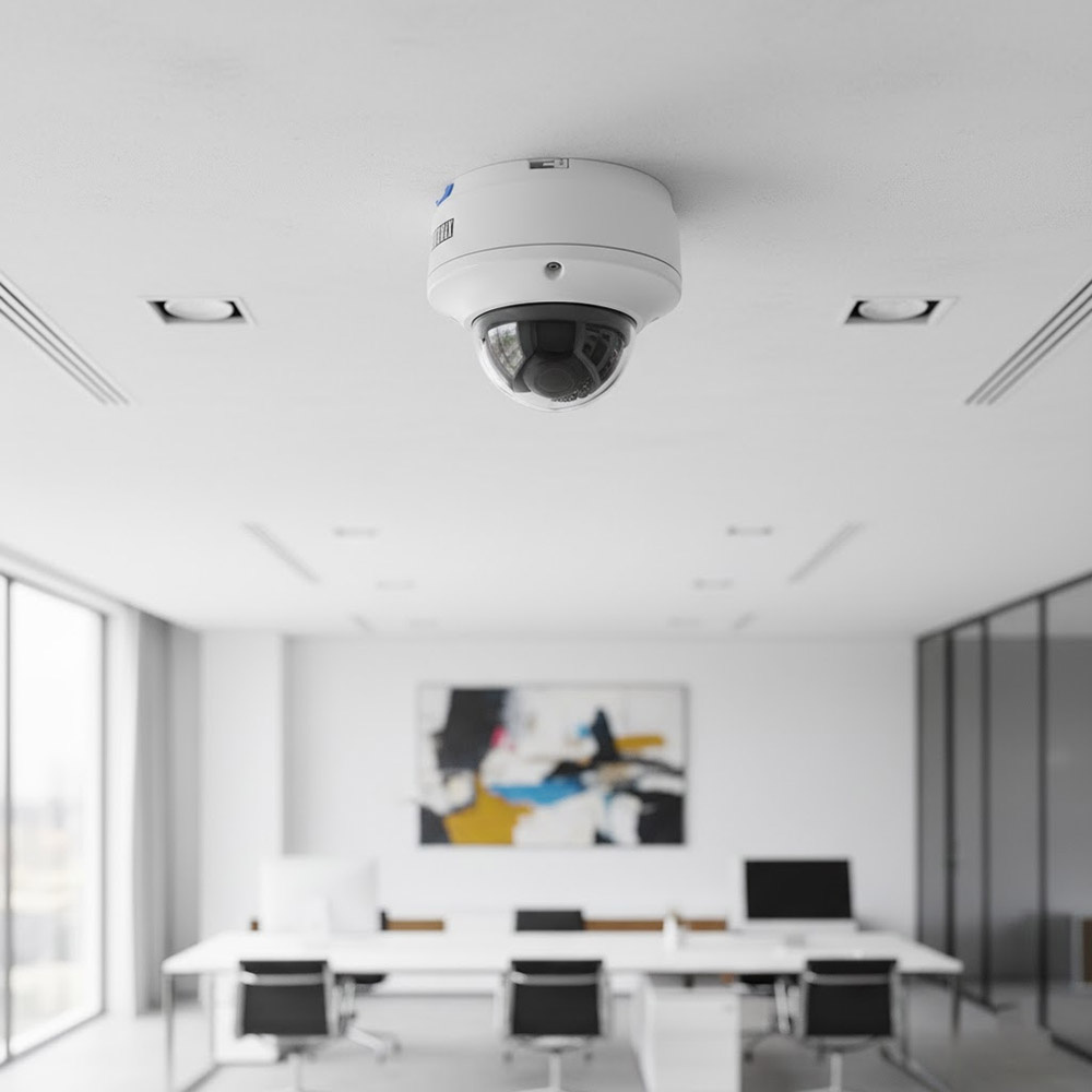 Camera Dome IR 8MP SATATYA CIDR80FL60CWP đã được lắp đặt