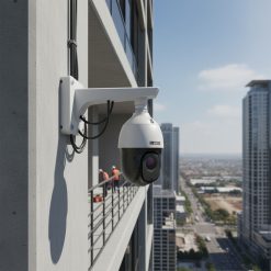 Camera PTZ Dome IR Matrix 2MP SATATYA PZCR20ML33CWP được lắp đặt trên cao