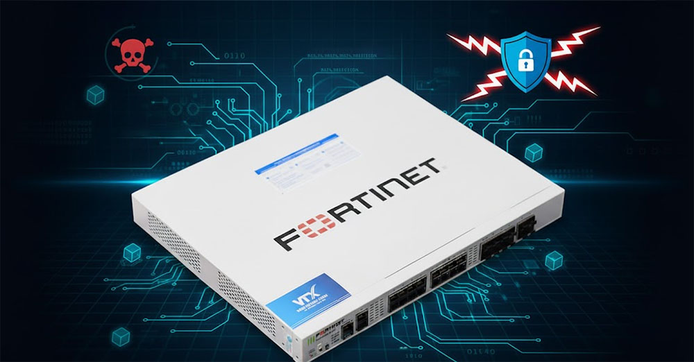 Góc nghiêng phải mặt trước Firewall FortiGate FG-200G-BDL-950-12