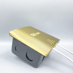 Hộp điện âm sàn, chống nước bằng đồng Tenko TK-J06 Màu Vàng (6)
