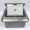 Ổ cắm mạng âm sàn 1 cổng LAN RJ45 Tenko TK-J02-01 Màu Bạc (4)