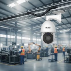 PTZ Dome IR Matrix 5MP SATATYA PZCR50ML42CWP được lắp đặt trong nhà xưởng