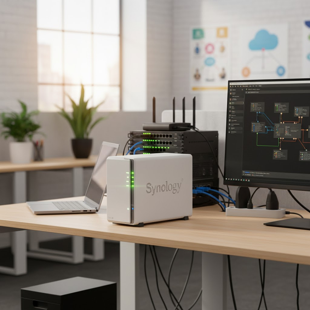 Thiết bị lưu trữ NAS Synology DS223j