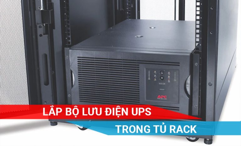 cách lắp UPS trong tủ Rack