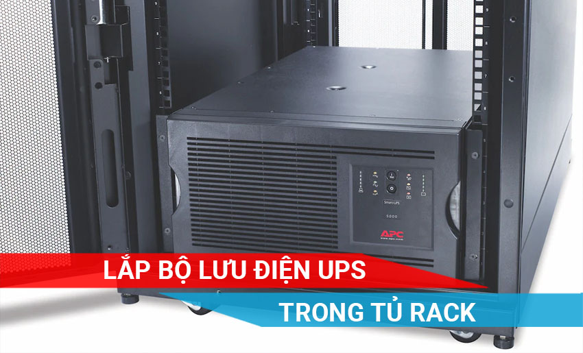 cách lắp UPS trong tủ Rack