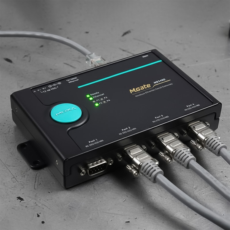 Bộ chuyển đổi Moxa MB3480 4xRS232_422_485 sang Ethernet Bộ chuyển đổi Moxa MB3480 4xRS232_422_485 sang Ethernet